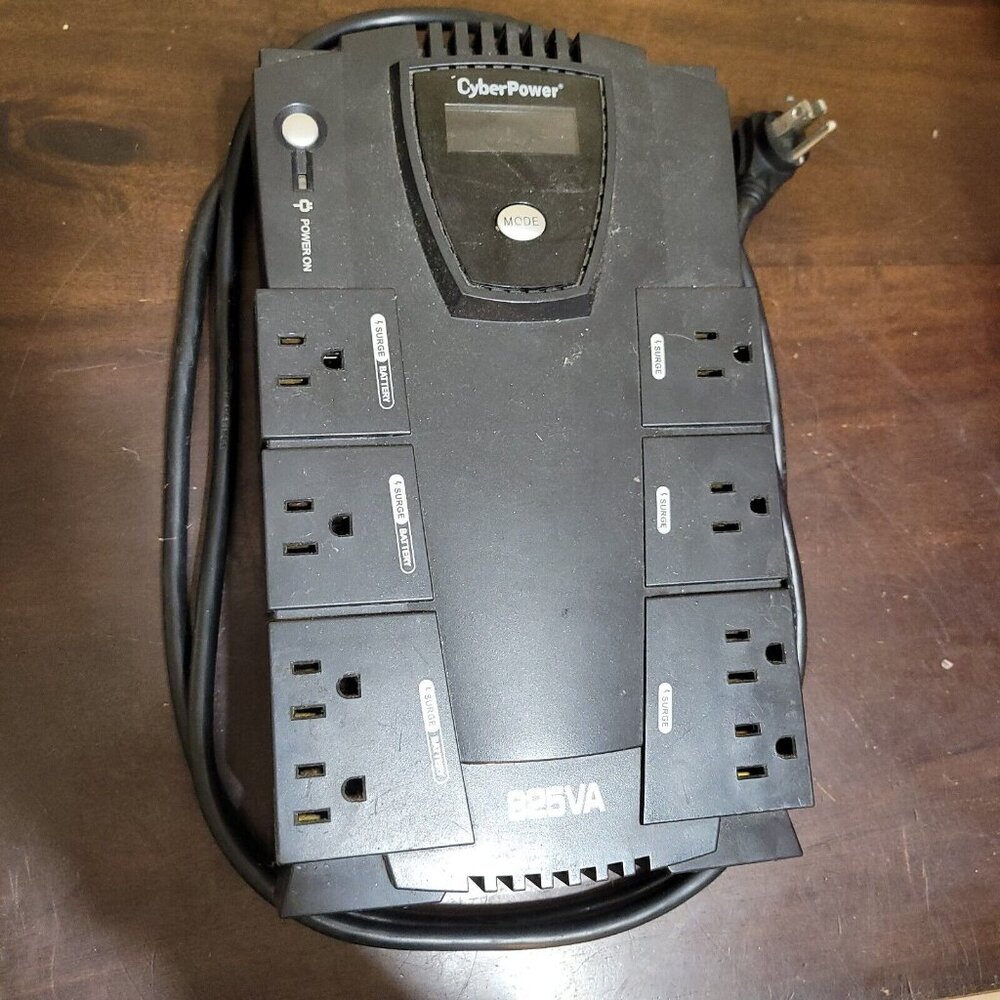 CyberPower CP825LCD Intelligent UPS 825VA Desktop Battery Backup Power Supply